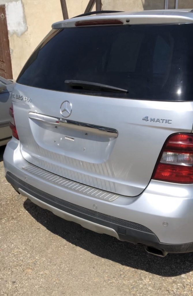 MERCEDES ML W164 ZADNÝ NARAZNIK